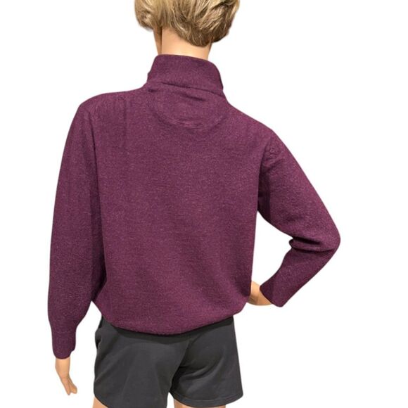 $129 ORVIS 100% Merino Wool Men's Sweater PURPLE Sz M - Picture 7 of 9